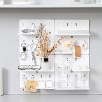 Pegboard Combination Kit, Pegboards and Accessories Modular Hanging for Wall Organizer, Crafts Organization Ornaments Display