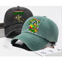 Teenage Mutant Ninjas Tmnt Baseball Cap Men Women Anime Figures Sun Hat Outdoor Sport Sunbonnet Retro Headgear Gift Hot Sales