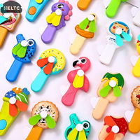 Random 1Pcs Mini Fan Cartoon Cute Ice Cream Cookies Mini Summer Portable Hand Pressure Fan Toys For Kids Adult Birthday Gift