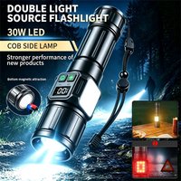 Super mocne latarki z aluminium, ładowalne latarki LED, magnetyczne latarki taktyczne, latarki do biwakowania i wędkowania.