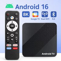 X10 Smart TV Box Android 16 RK3518 Quad Core Cortex 8K Dual 5G WiFi6.0 Netflix 4GB 8GB 64GB 128GB 256GB Media Player Set Top Box