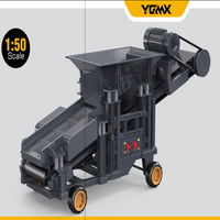 Gift New 1/50 YG180 Mini RC Sand Screening Machine Remote Control Trucks Cars Motor Vehicle Model Toys Hobbies for Boys