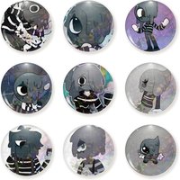 Dandy’s World Blot Badge On Backpack Accessories Manga Icons Pins Round Cartoon Brooches For Clothes Bag Decor Gifts