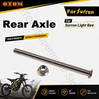 For Surron Light Bee Motorcycle Rear Axle With Nut Wheel Hub Shaft Sur Ron X S Electric Off-road Dirt Bikes Motocross Stock Part