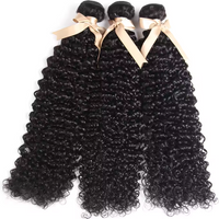 Peruvian Kinky Curly Bundles Human Hair Weaving Natural Color 1//3/4 Bundles Deal Jerry Curly Human Hair Extensions Wholesale image 3