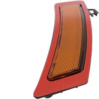 One Pair of 2 Pieces for Left and Right Sides Amber Lens Front Bumper Side Marker Light Reflector For 2011-2013 BMW X5 E70 LCI