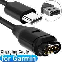 For Garmin Watch Universal USB Type-C Charger USB-A USB-C Charging Cable for Fenix 5 5S 5X Plus 6 6S 6X Pro 7 7S 7X Chargers