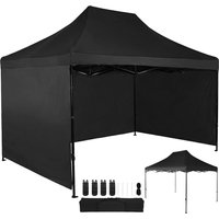 3x4m Pop Up Gazebo Tent with Sidewalls Pop-Up Canopy Tent Waterproof with Accessory & Carry Bag for Outdoor Patio Party Events
