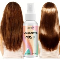 GSWP Silky Hair Spray is a leave-in treatment with heat protection, a pleasant fragrance, and leaves hair smooth and shiny.100ml