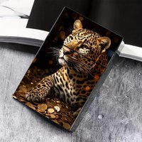 Animal Cool Fashion 20PCS Cigarettes Box for 8mm Press to Automatically Open Cigarette Case Leopard Wolf Lion Smoking Tools