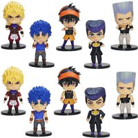 New 5Pcs Q Version JOJO's Bizarre Adventure Nendoroid Polnareff Jojo Hand Toy Doll Model Boy Birthday Gift