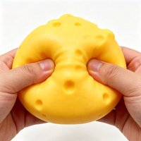 Giant Cheese Squeeze Toy Slow Rising Super Soft Stress Relief Fidget Food Simulation Gift Adult Office Desk Kids Birthday