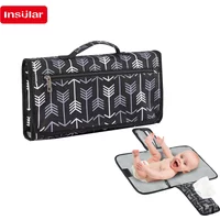 New 3 in 1 Waterproof Changing Pad Diaper Travel Multifunction Portable Baby Diaper Cover Mat Clean Hand Folding Diaper Bag