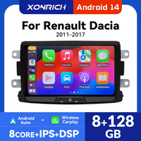 Android Wireless Carplay Car Radio Player For Dacia Lodgy Logan Duster Sandero Renault Captur/Lada/Xray 128GB GPS Multimedia