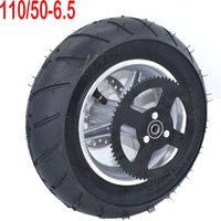 110/50-6.5 Rear Wheel Pocket Bike Good Quality Tyre With Tube Brake Disc Plate # T8F-54T Sprocket For 47cc 49cc Mini Motorcycle