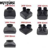 Car Air Outlet Vent Cover 42/60/75/90mm For Air Diesel Parking Heater Parts For Webasto Heater 2KW / 5KW For Truck Bus Caravan