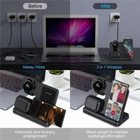3 in 1 Wireless Charging Station For Samsung Galaxy S24 S25 S26 Ultra Galaxy Watch Galaxy Buds Fast Charge Home Office Daily Use