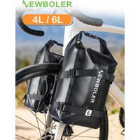 AliExpress NEWBOLER Bicycle Front Fork Shelf With Metal Bike Fork Bag Portable MTB Road Cycling Racks Load Bearing 10L Bike Bag Accessory
