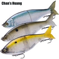 Chan's Huang 17.8CM 82G / 7INCH 2.89OZ Slider Jointed Swim Large Fishing Lures 3D Eyes Swimbait Sinking Saltwater Glide Bait