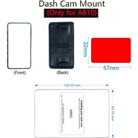 for 70mai Dash Cam Mount For 70mai Dash Cam A810 Mount for 70mai A810 Car DVR VHB Sticker holder Static Stickers