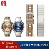 Original HUAWEI WATCH GT6 Pro Brown Nylon and Fluoroelastomer Composite Strap GT 6 pro Titanium Bracelet