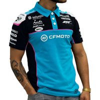 AliExpress High Quality CFMOTO Motorcycle Polo Shirt Racing Team Edition Breathable Biker Sports Top Summer Street Casual Tee
