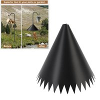 Squirrel Proof Baffle for Bird Feeder Pole Outdoor Wrap Around Squirrel Baffle PVC Squirrel Guard Stopper