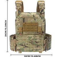 Outdoor hunting vest, tactical training clothing, quick disassembly
