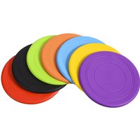 Pet Training Toy Interactive Dog Chew Toys Resistance Bite Soft Rubber Toys Pet Flying Discs Dog