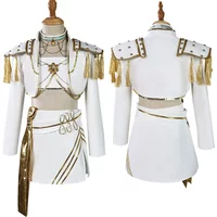 Anime Zoey Rumi Mira Cosplay Costume White PU Leather Uniform Role Play for Party Halloween Carnival Outfits