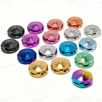 1PCS GR5 Titanium Alloy Shock Absorber Adjustment Knob Screw Suitable for Ohlins Shock Absorber Adjustment Knob VESPA Fosha Xmax