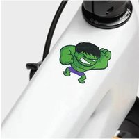 AliExpress NONE Cartoon Green Superhero Bicycle Sticker Road Bike Waterproof Decoration Decals Bicycle Frame Handlebar Helmet Reflective Sticker