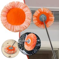 Mop Head Sunflower Replacement Round Lazy Mop Pad Cleaning Accessory Reusable Microfiber For Floor Wall Window Car Cleaning 2026