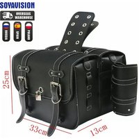 Gepäck Schwanz Hinten Taschen Für Sportster 883 1200 Honda Yamaha Suzuki Motorrad Satteltasche Motorrad Seite Taschen Lagerung Werkzeug Teile