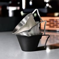 304 Stainless Steel Measuring Cup 100ML Coffee Shot Cup With Handle Precision Scale for Espresso Milk Latte Art Baristas Tool