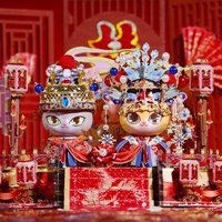 MU Couple Cats 3d Metal jigsaw puzzle, diy puzzle toy, desktop office decoration, stress-relieving, colorful gift for girlfriend