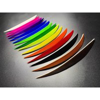 50pcs Archery Arrow Fusiform Vanes Fletching Fletches Arrowshaft Accessories Natural Real Turkey Feather 4inch 5inch 6inch 7inch