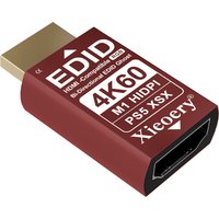 4K HDMI EDID Emulator 3840x2160@60Hz for Remote Access/KVM/Headless Server, Stable Output & Wide EDID Support