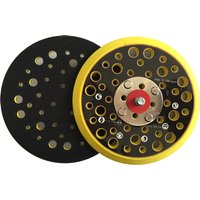 5 Inch 125mm 44 Holes Sanding Backing Pad 1/2 Pcs 5/16"-24 Thread Hook & Loop Sander Pad for Random Orbital Sander Polishing