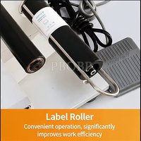 Professional Desktop Plane Labeling Machine High Speed Photoelectric Sensor Semi-Automatic Flat Surface Sticker Labeler