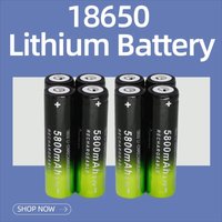 18650 Lithium Battery 3.7V 5800mAh Rechargeable Battery