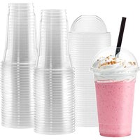Ensemble de 100 pièces en plastique de 500ml, standard avec les légumes bretons, pour les clics froids glacés, café, thé, Sodas, eau, tasse de poulet