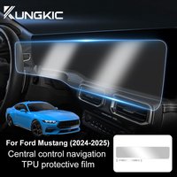 TPU For Ford Mustang 2024 2025 2026 Central Control Navigation Screen Protection Film Anti-scratch Sticker RHD LHD Accessories