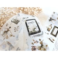 1 Loop Creawithgaby Studio Vintage Nostalgia Spring Cottage Washi PET Tape DIY Card Making Scrapbooking Decorative Sticker