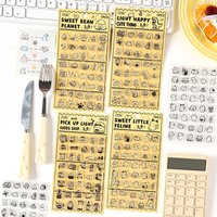 Cartoon Animal Transparent Silicone Stamps | DIY Scrapbook & Album Decor Supplies