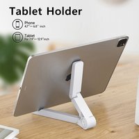 Universal Portable Bracket Foldable Tablet Stand Desktop Plastic Tablet Cell Phone Holder For iPad Air Pro Tablet & Mobile Phone