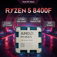 NEW AMD Ryzen 5 8400F 65W 4NM L3=16M 4.2GHz 6-Core 12-Thread R5 8400F Gaming Processor DDR5 Socket AM5 But No Fan