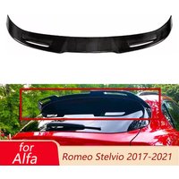 Rear Roof Lip Spoiler for Alfa Romeo Stelvio 2017-2021 Upper Wing Diffuser Lips Spoiler Splitter Automobiles Exterior Parts
