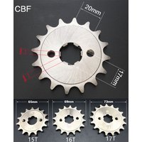 1pcs motorcycle sprocket 428# 14T/15T/16T/17T Teeth For CBF125 150 With Retainer Plate Locker Motorcycle Dirt