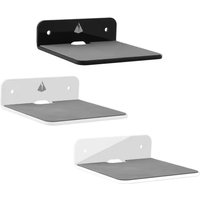 Acrylic Wall Shelf Multi-functional Speaker Wall Mount Display Stand for Webcam Phones Router Accessories for JBL GO3 Sound Box